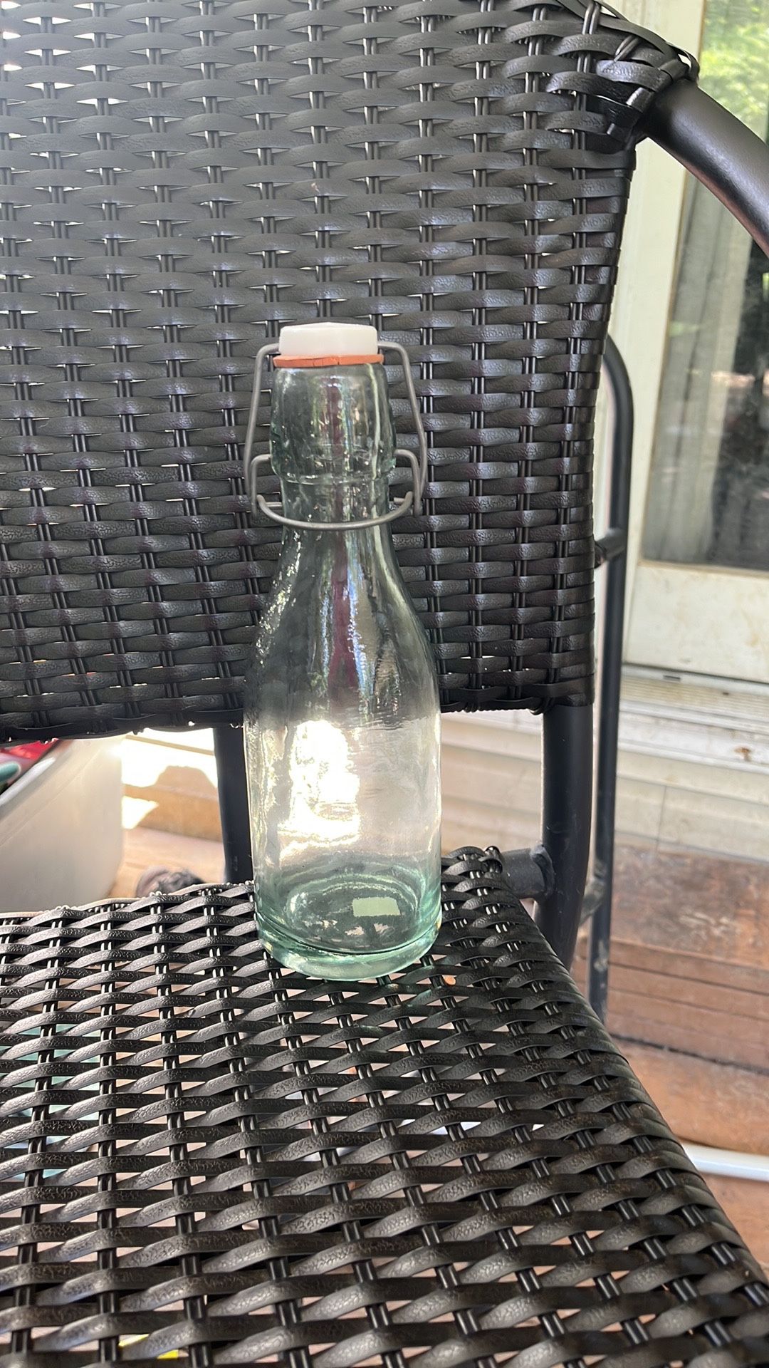 Recycled Milk Glass Bottle Made In Spain 