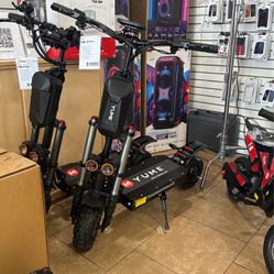 Electric Scooters With 50mph Top Speed And One Year Warranty ( Payments Available)
