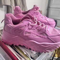 Pink Women Running Shoes 