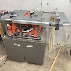 Table Saw And Stand