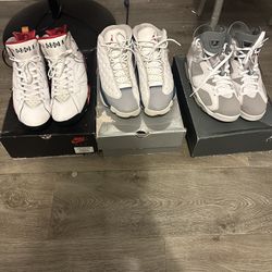 Jordan 6s,7s And 13s