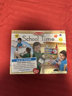 BRAND NEW MELISSA DOUG SCHOOL TIME