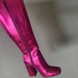 Pink boots 