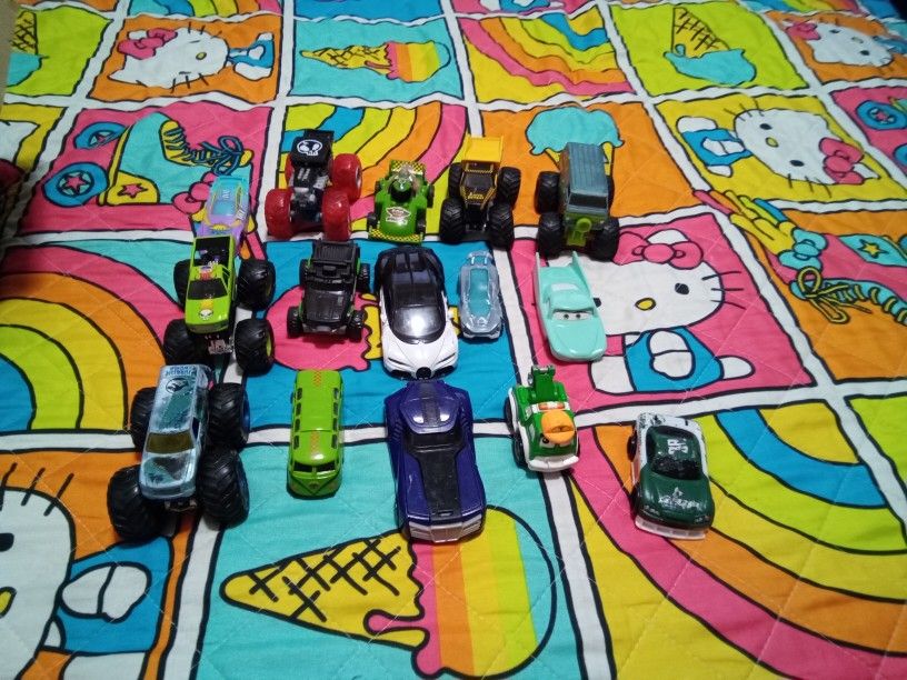 Box Full Of Hotwheels Cars 