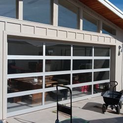 glass garage door 16x7