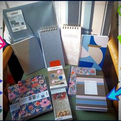 Lot Of Caliber Notebooks, Journals, Memopads, Etc