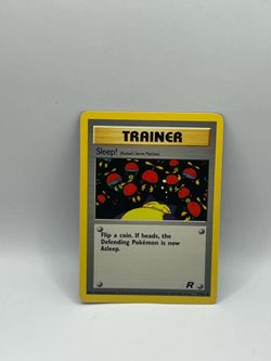 Pokemon Team Rocket Sleep! Trainer Card #79