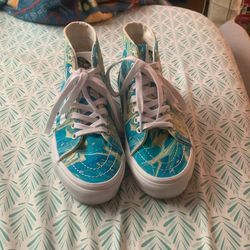 Vans Blue Yellow Marble WM 6.5 /M 5