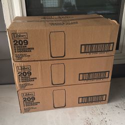 * Libbey 209 Beer Can Glasses