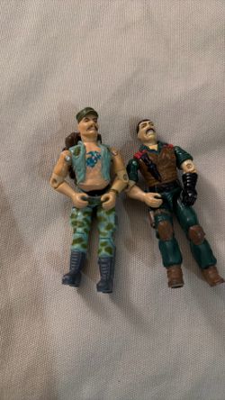 Vintage G.I. Joe ARAH 2-Figure Lot (Claymore & Gung-Ho - Needs O-Ring)
