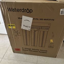 Water Drop 3 Stage Whole House Water Filter