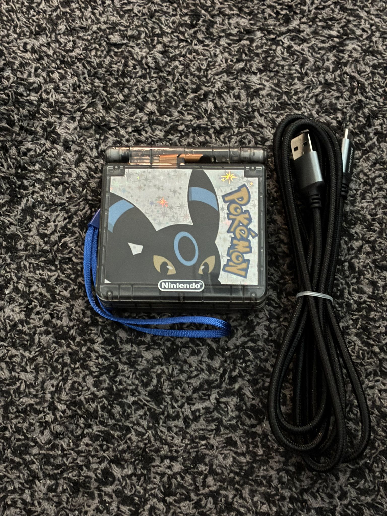 Custom Built Shiny Umbreon Gameboy Advance SP