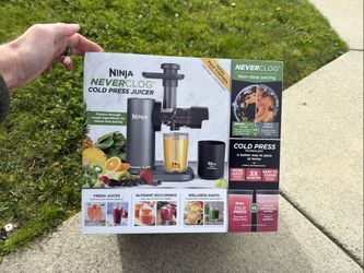 NINJA NEVER CLOG COLD PRESS JUICER
