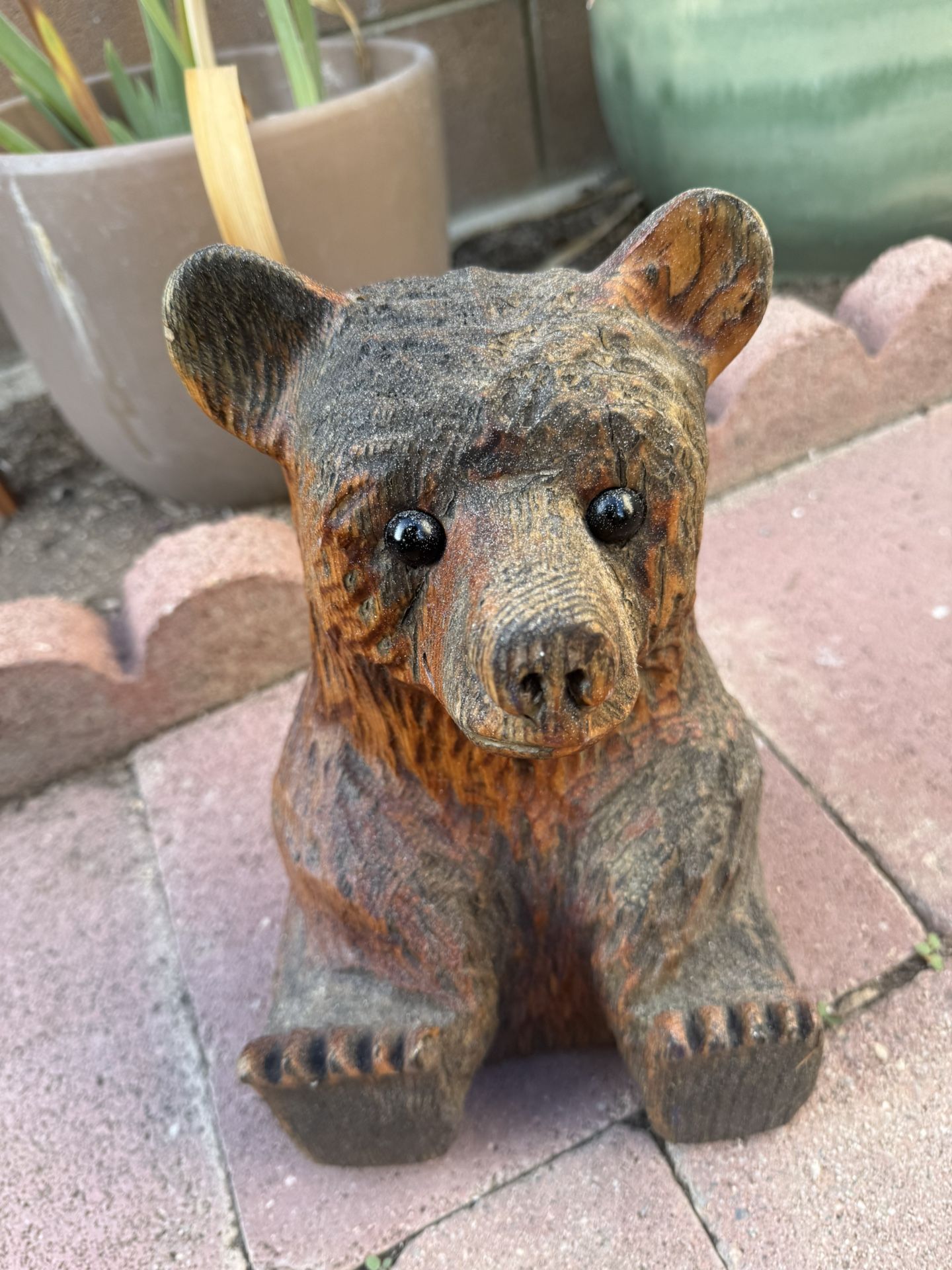 Carved Wood Bear