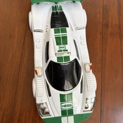 Vintage 2009 Hess Race Car and Racer - No Box . Missing Inside Car