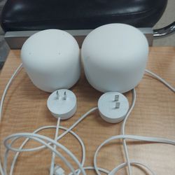 Google nest Wi-Fi, second generation router and Add On Access point