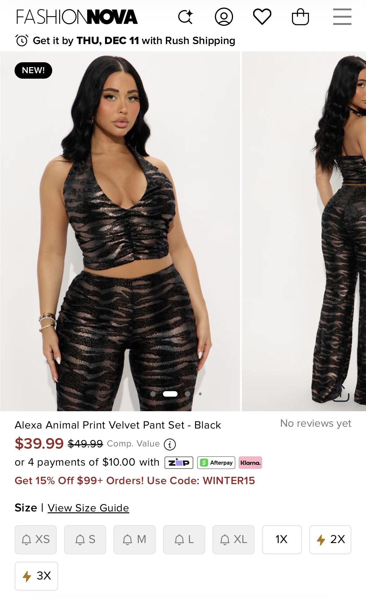 NEW Fashion Nova Matching Set ✨