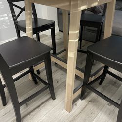 Small Kitchen Table W/ Four Chairs