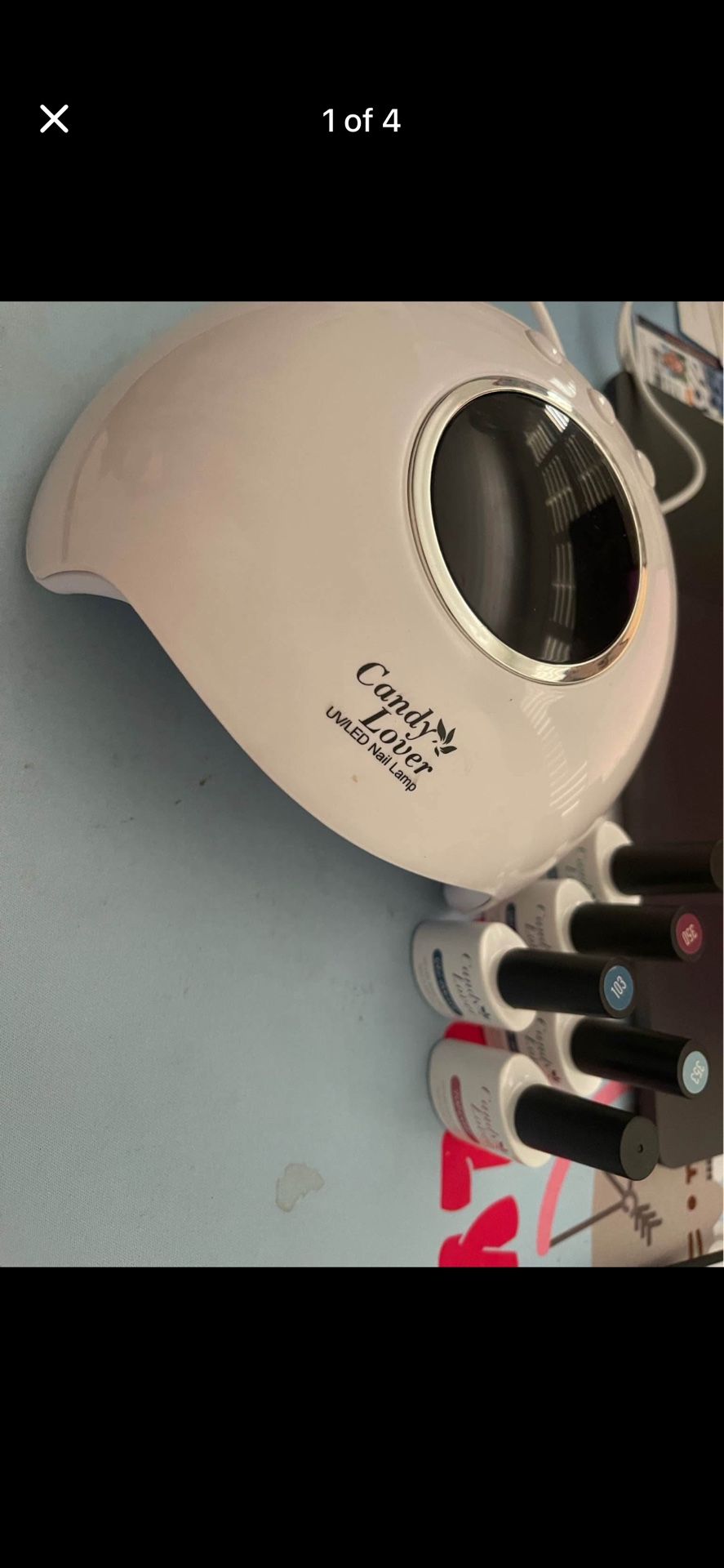 UV lamp Top Coat Base Coat And Several Polishes