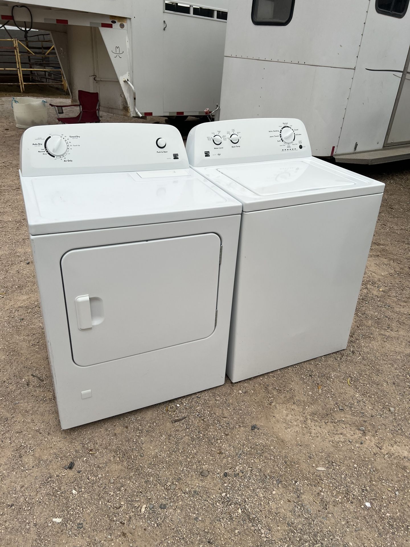 KENMORE WASHER AND DRYER