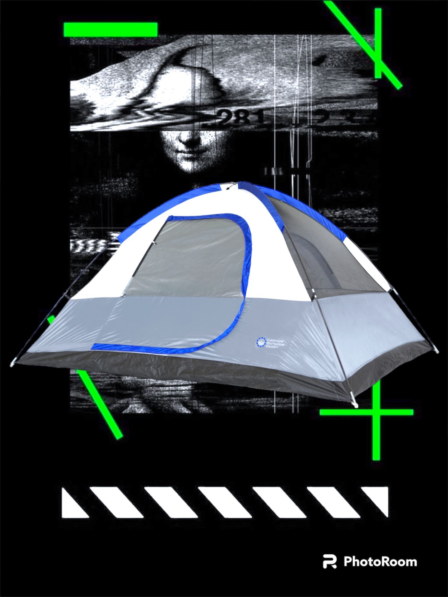 CASCADE OUTDOOR GEAR QUINAULT 4 PERSON FAMILY DOME TENT