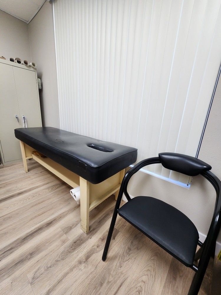 Treatment Table, Black, 29" By 79", Used