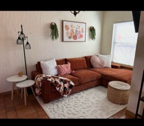 Orange couch