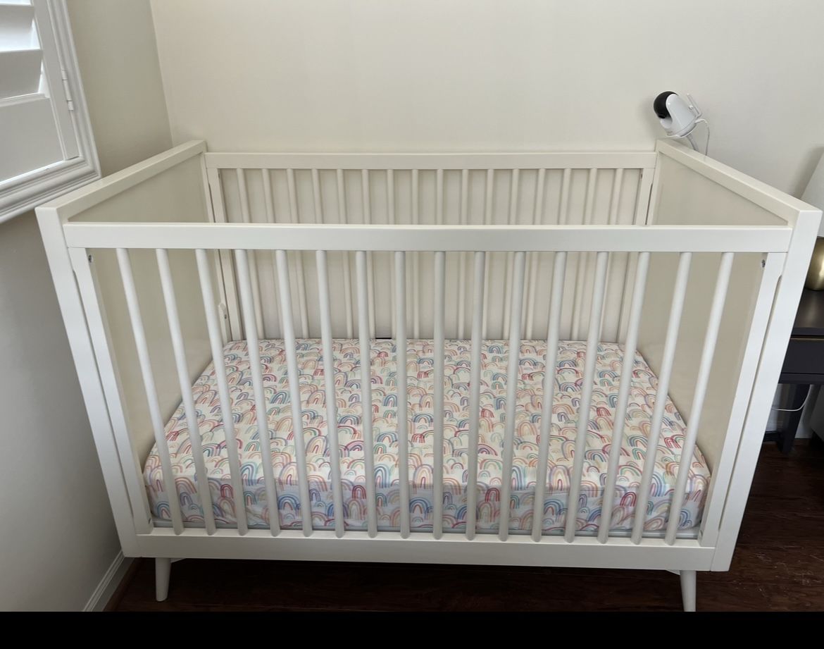 Pottery Barn/West Elm mid-century Crib And Toddler Conversion Kit