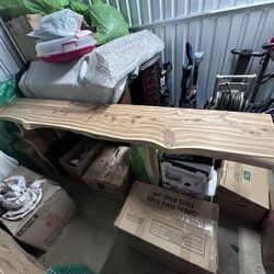 LAST CHANCE – Natural Edge Cedar Wood Table