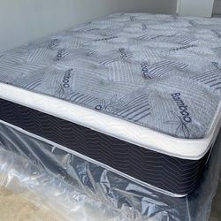 Full Euro Bamboo Pillow Top Mattress! 