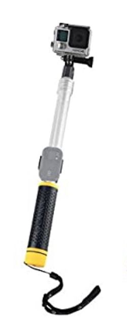 CamKix Waterproof Telescopic Pole Floating Hand Grip - Compatible with Gopro Hero 7, 6, 5, Black, Session, Hero 4, Session and DJI Osmo Action