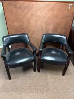 Leather office chairs