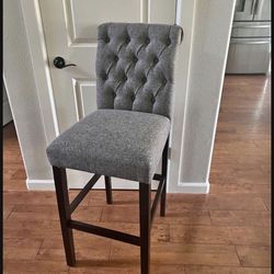 2 brand new gray ashley furniture bar stools