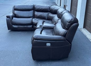 🛋️ Sectional Couch/Sofa - Recliners - Leather - Delivery Available 🚛