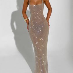 Gold sequin Birthday DRESS