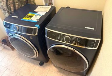 GE Profile Front Load Washer & Dryer Set
