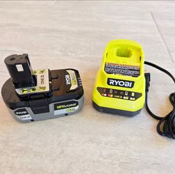 RYOBI 18V High Preformance 6.0 Battery and Charger