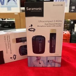 Saramonic Blink 500 B5 Digital Wireless Omni Lavalier Microphone System for USB Type-C Devices (2.4 GHz) 