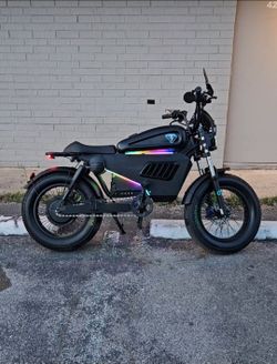 78MPH ELECTRIC BIKE EBIKE MOTORCYCLE With KEYLESS START 5000W 50AH 100 MILE RANGE GPS & ALARM 3 SPEED