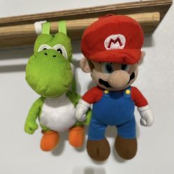 Super Mario Brothers Yoshi Or Mario Plush 18” Backpack