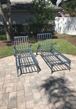 Aluminum Chaise loungers
