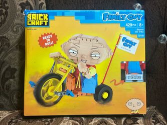 Brick Craft Family Guy Stewie On Trike Building Set