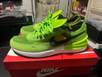 Nike Waffles One Electric Green Shoes Size 13