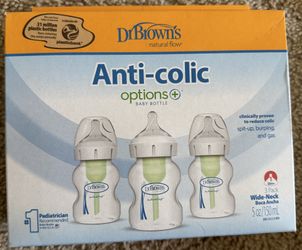 New baby milk bottles