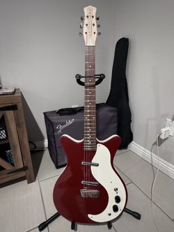 Danelectro Stock '59 Electric Guitar - Red