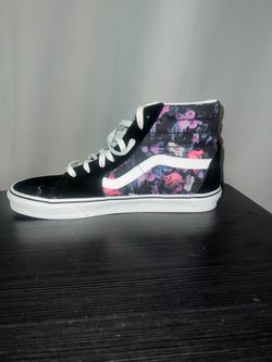 Vans sk8-Hi warped floral shoes size 12