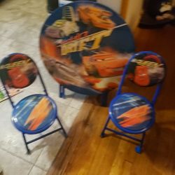 Cars Kids Table & Chair's