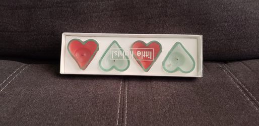 Heart shaped candles