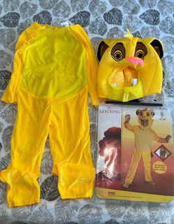Disney Simba 3t-4t boy Costume