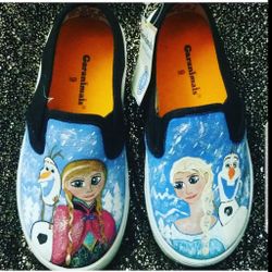 Frozen custom shoes
